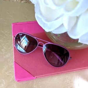 Purple Ray-Ban Aviators
